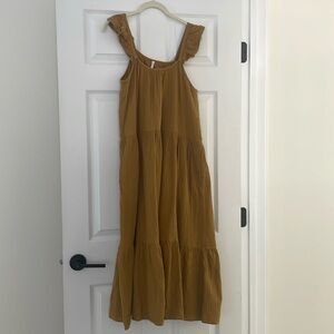 Rylee and Cru gauze maxi dress
